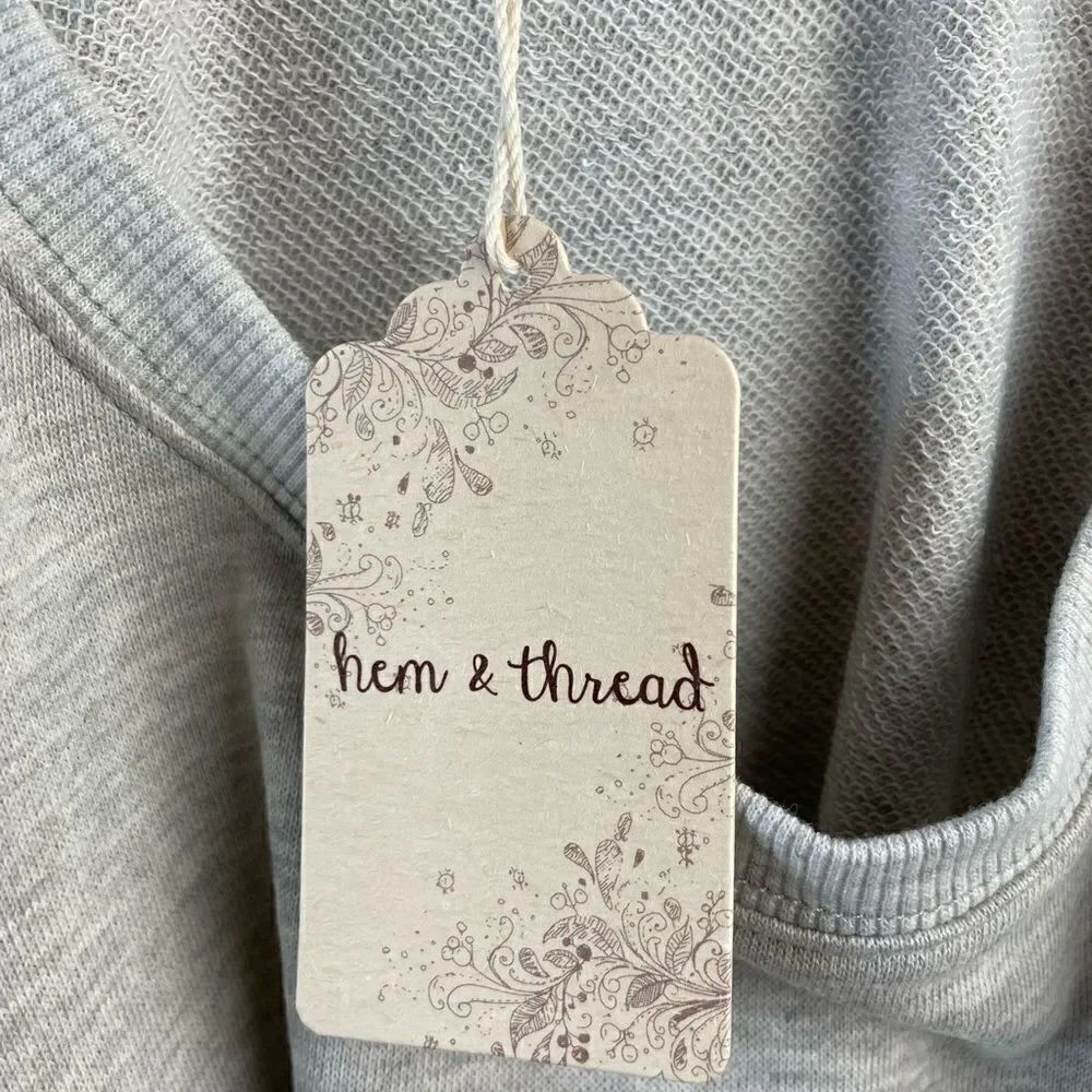 NWT Hem & Thread Sweatshirt Size S - Picture 6 of 7